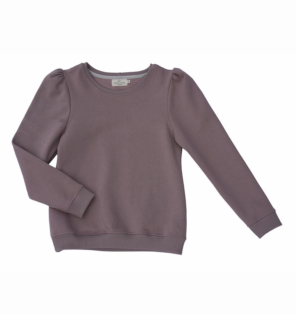 Le sweat à manches longues froncées femme Lilas personnalisable (36, Lilas) - Photo 2