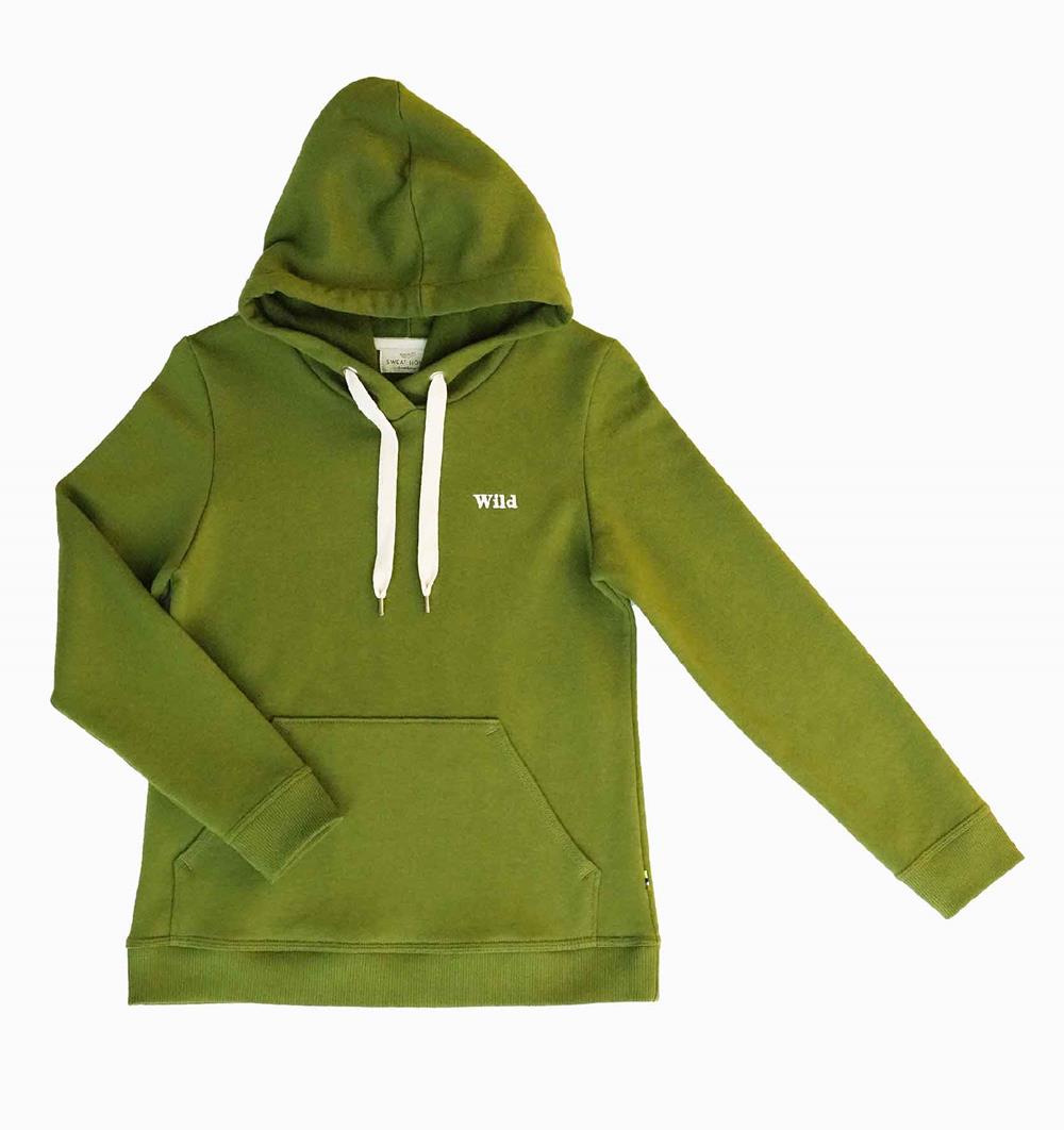 ÉPUISÉ - Le sweat capuche femme Winter personnalisable (36, Vert mousse) - Photo 3
