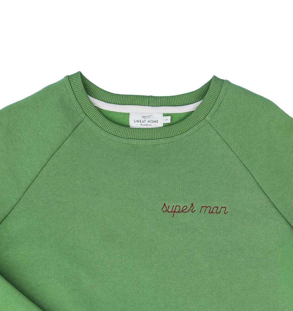 Le sweat col rond homme Spring personnalisable (S, Vert pomme) - Photo 4