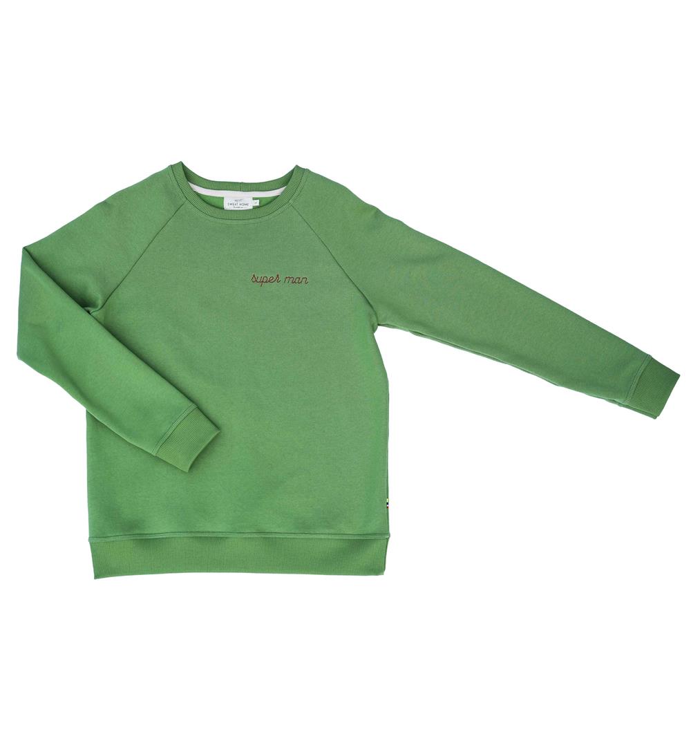 Le sweat col rond homme Spring personnalisable (S, Vert pomme) - Photo 3