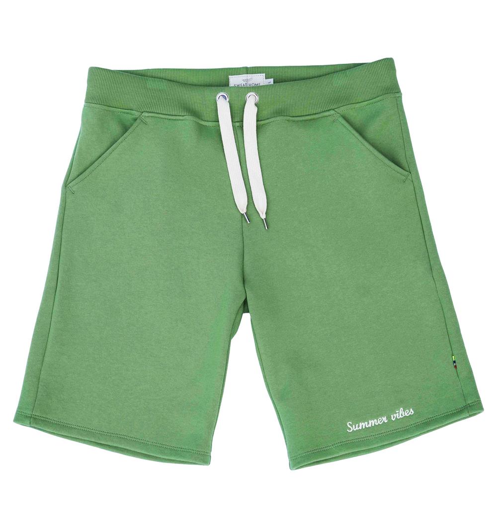 Le bermuda en sweat Spring homme personnalisable (S, Vert pomme) - Photo 2