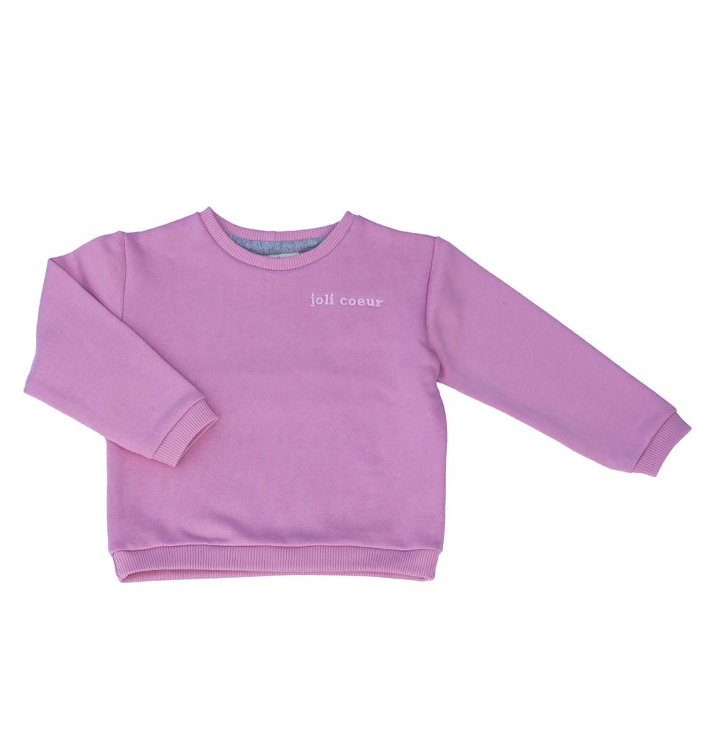 Le sweat col rond baby Spring personnalisable (6m, Rose bonbon) - Photo 2