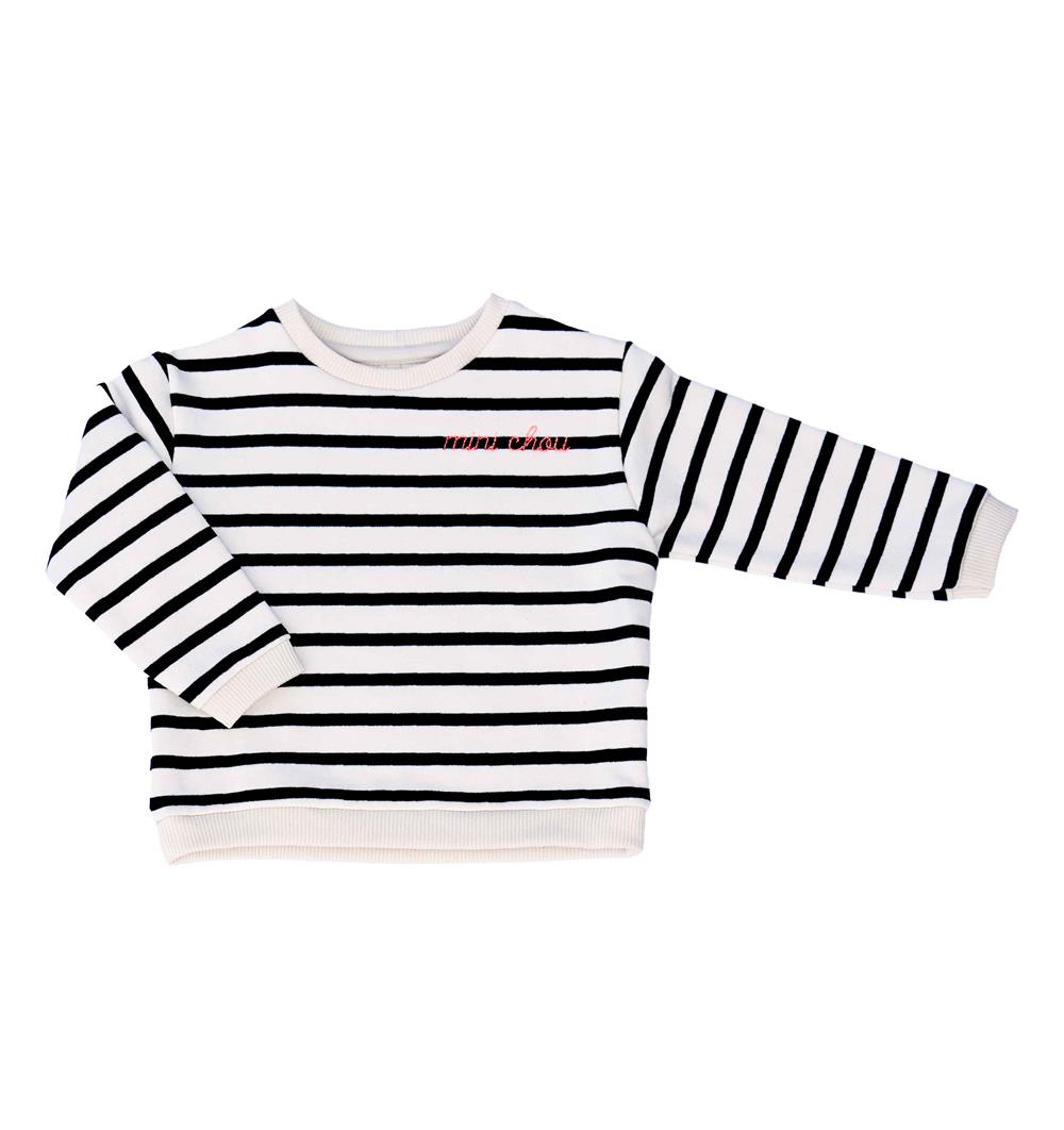 Le sweat col rond baby Marinière personnalisable (6m, Marinière) - Photo 2