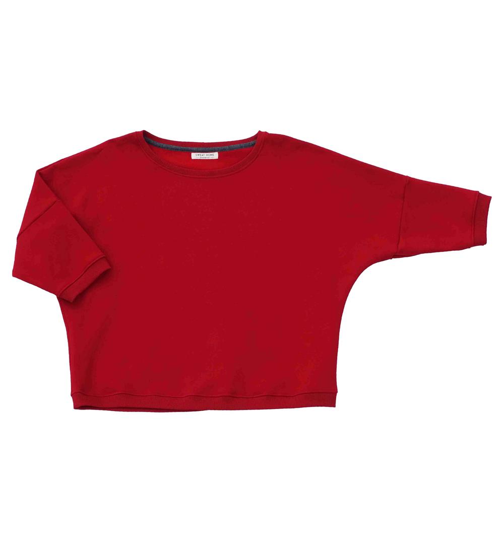Le sweat loose femme Summer personnalisable (U, Rouge piment, Pas d&#39;étiquette de personnalisation) - Photo 2