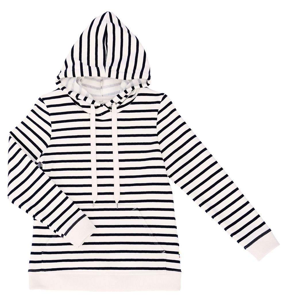 Le sweat capuche femme Marinière personnalisable (36, Marinière) - Photo 2