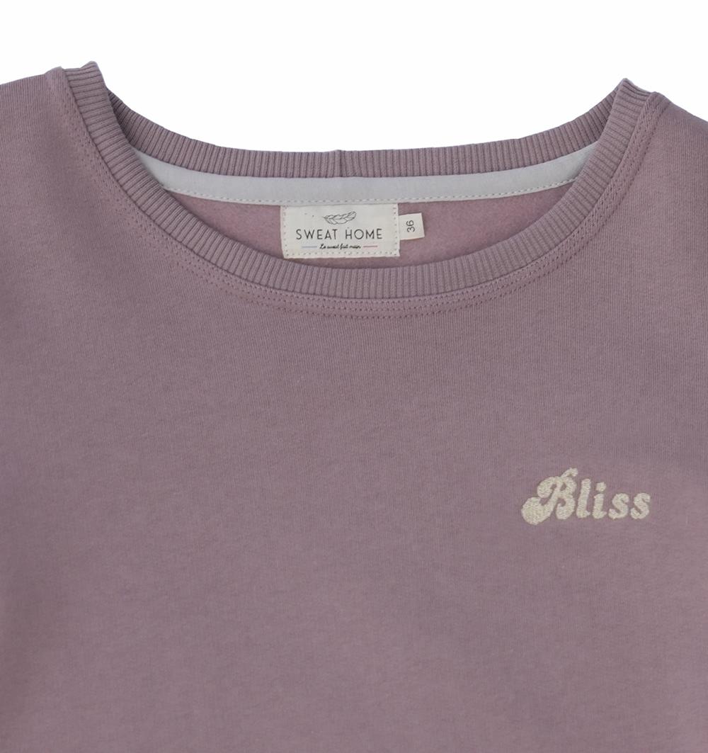 Le sweat col rond femme Lilas personnalisable (36, Lilas) - Photo 4