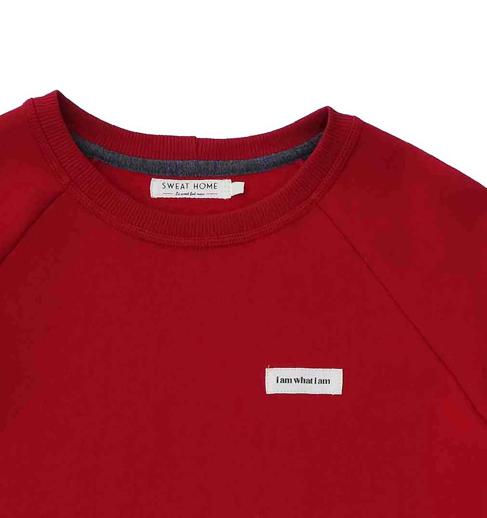 Le sweat col rond homme Summer personnalisable (S, Rouge piment, Pas d&#39;étiquette de personnalisation) - Photo 4