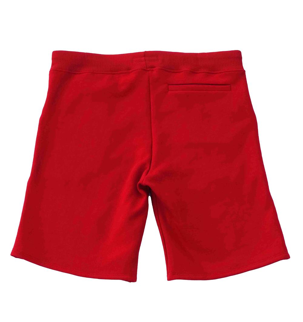 Le bermuda en sweat Summer homme personnalisable (S, Rouge piment, Pas d&#39;étiquette de personnalisation) - Photo 3