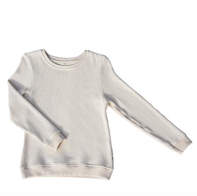 Le sweat col rond femme Knit personnalisable (36, Knit écru) - Photo 2