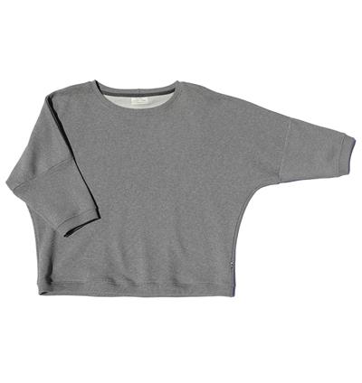 Le sweat loose femme personnalisable (U, Gris foncé chiné) - Photo 2