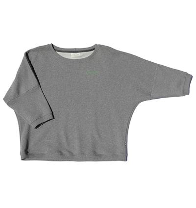 Le sweat loose femme personnalisable (U, Gris foncé chiné) - Photo 3