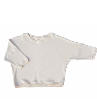 Le sweat loose femme Knit personnalisable (U, Knit écru) - Photo 2
