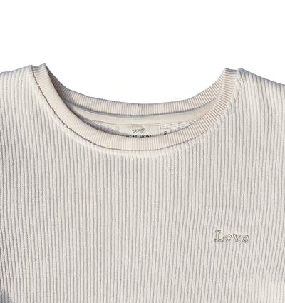 Le sweat col rond femme Knit personnalisable (36, Knit écru) - Photo 4