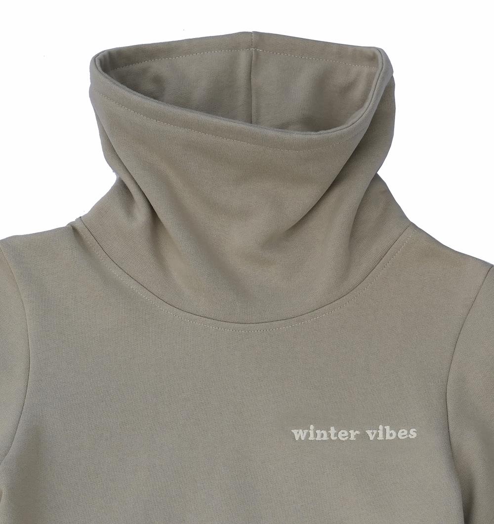 Le sweat col montant femme Winter personnalisable (36, Sable) - Photo 4