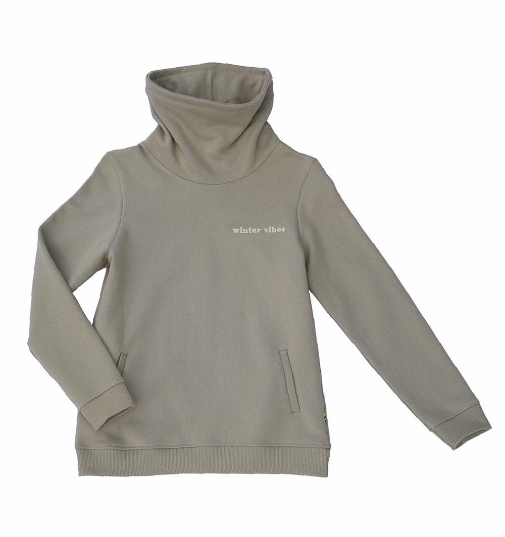 Le sweat col montant femme Winter personnalisable (36, Sable) - Photo 3
