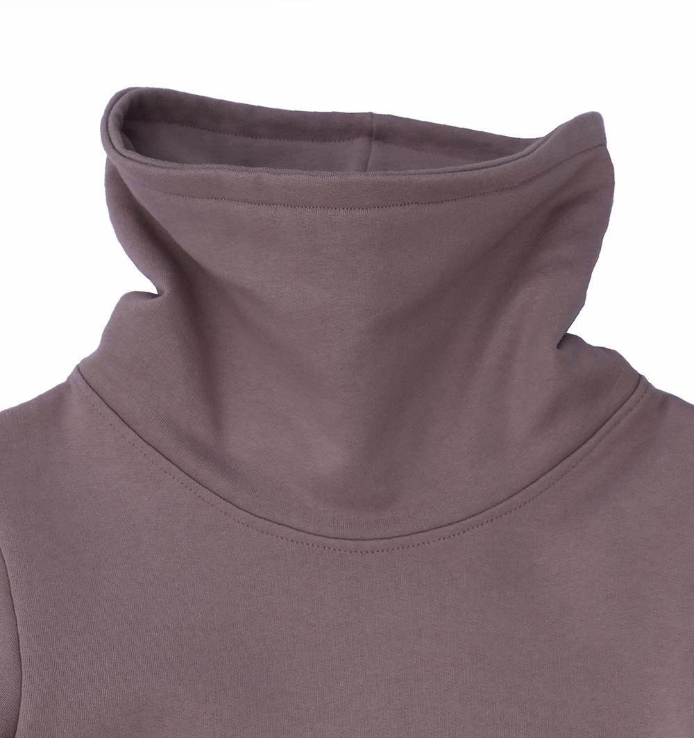 Le sweat col montant femme Lilas personnalisable (36, Lilas) - Photo 4