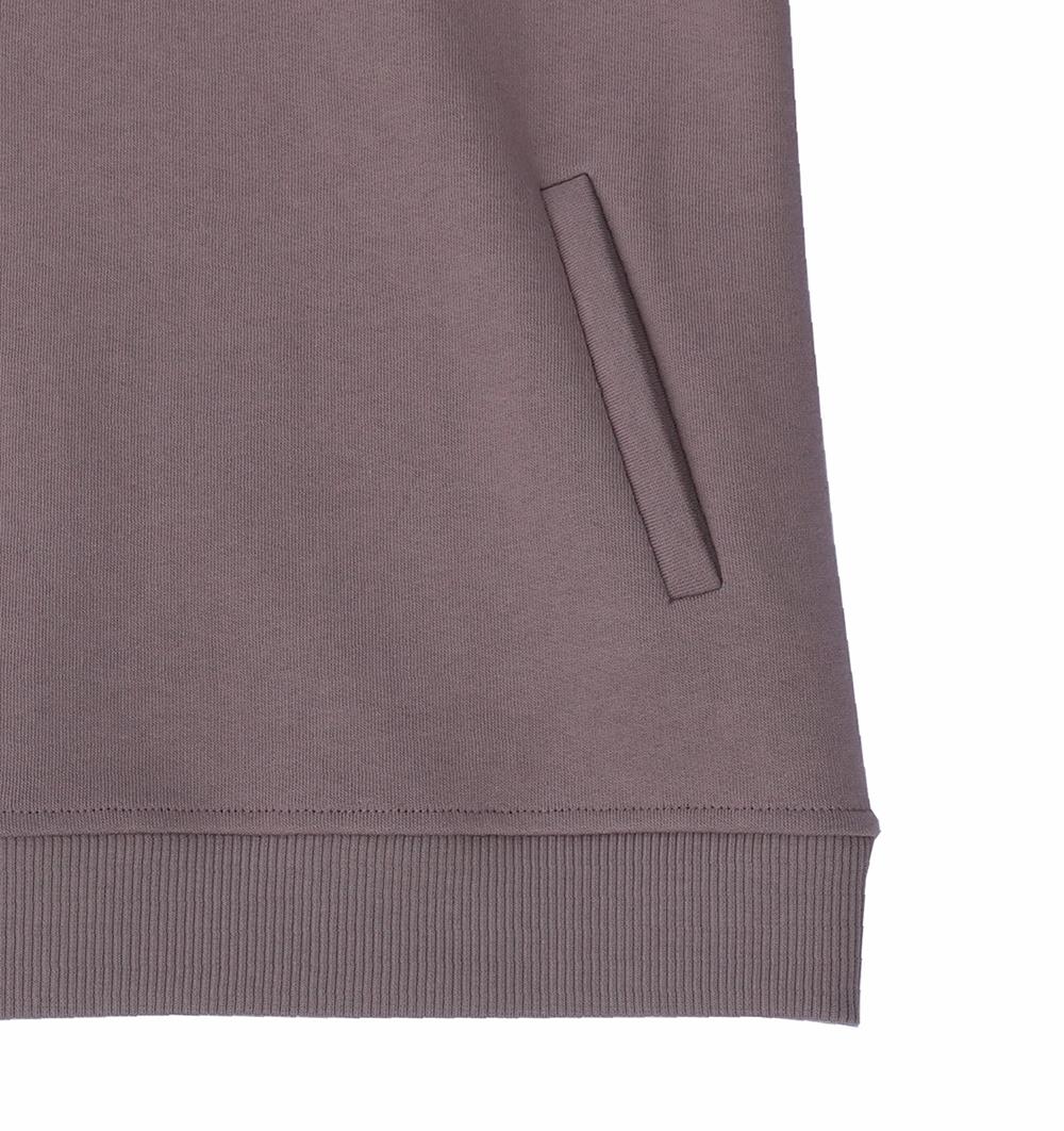 Le sweat col montant femme Lilas personnalisable (36, Lilas) - Photo 3