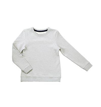 Le sweat col rond femme personnalisable (36, Gris clair chiné) - Photo 3