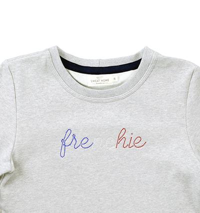 Le sweat col rond femme personnalisable (36, Gris clair chiné) - Photo 5