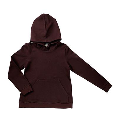 Le sweat capuche femme personnalisable (36, Bordeaux) - Photo 3