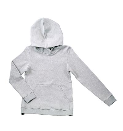 Le sweat capuche femme personnalisable (36, Gris clair chiné) - Photo 2