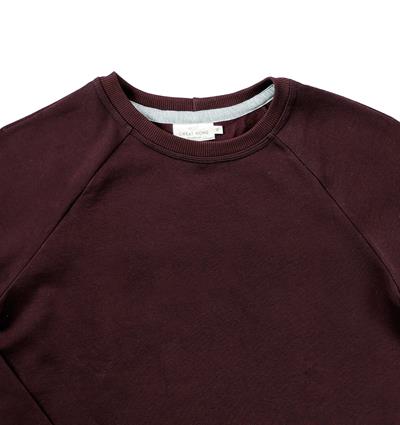 Le sweat col rond homme personnalisable (S, Bordeaux) - Photo 2