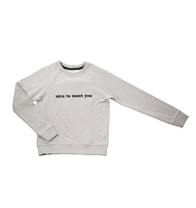 Le sweat col rond homme personnalisable (S, Gris clair chiné) - Photo 4