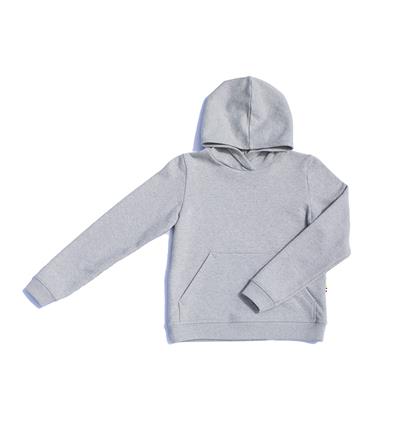 Le sweat capuche ado personnalisable (12A, Gris clair chiné) - Photo 4