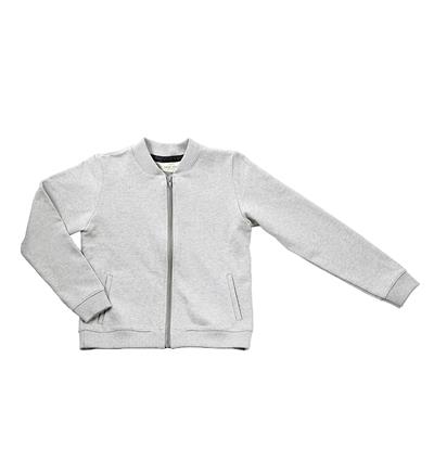 Le sweat zippé ado personnalisable (12A, Gris clair chiné) - Photo 3