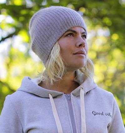 Le sweat capuche zippé femme personnalisable (36, Gris clair chiné) - Photo 6