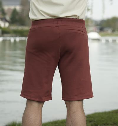 Le bermuda en sweat Summer homme personnalisable (S, Rouge tendre) - Photo 5