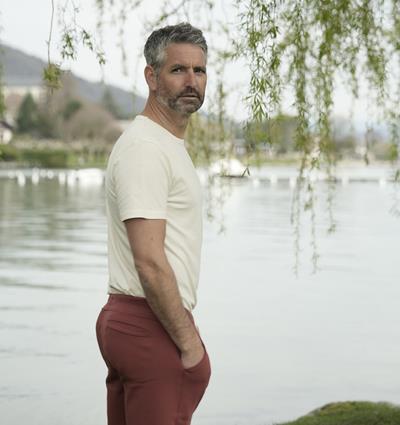 Le bermuda en sweat Summer homme personnalisable (S, Rouge tendre) - Photo 4