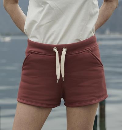 Le short en sweat Summer femme personnalisable (36, Rouge tendre) - Photo 7