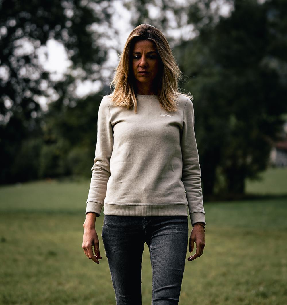 Le sweat col rond femme Winter personnalisable (36, Sable) - Photo 6