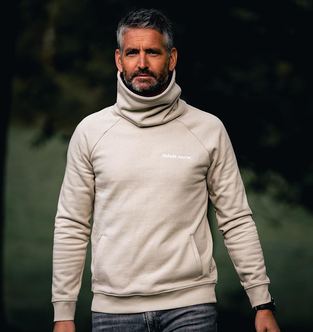 Le sweat col montant homme Winter personnalisable (S, Sable) - Photo 5