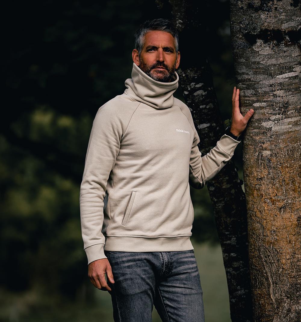 Le sweat col montant homme Winter personnalisable (S, Sable) - Photo 8