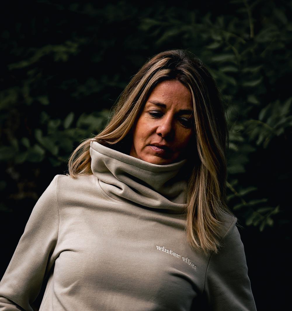 Le sweat col montant femme Winter personnalisable (36, Sable) - Photo 6