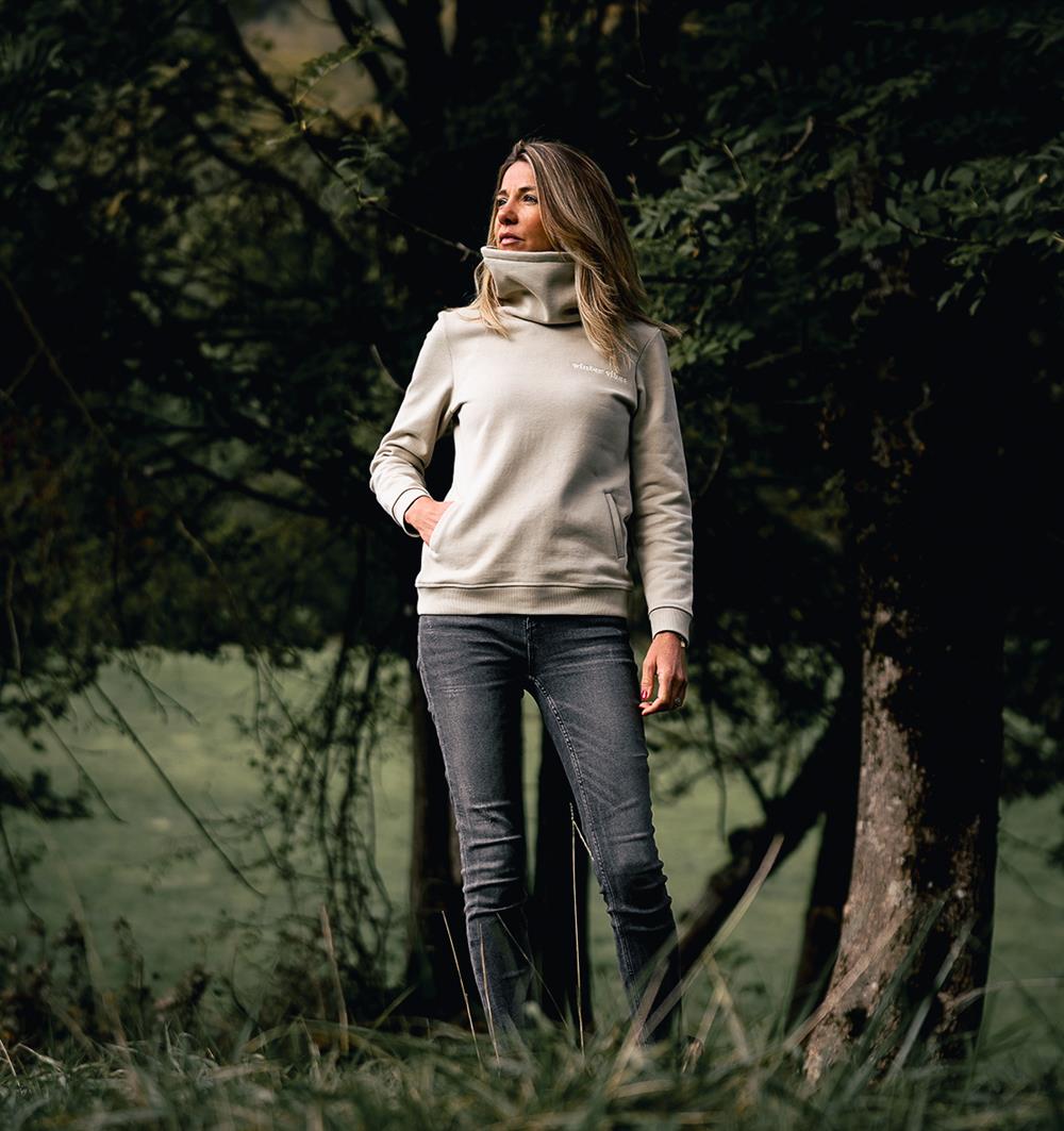 Le sweat col montant femme Winter personnalisable (36, Sable) - Photo 8