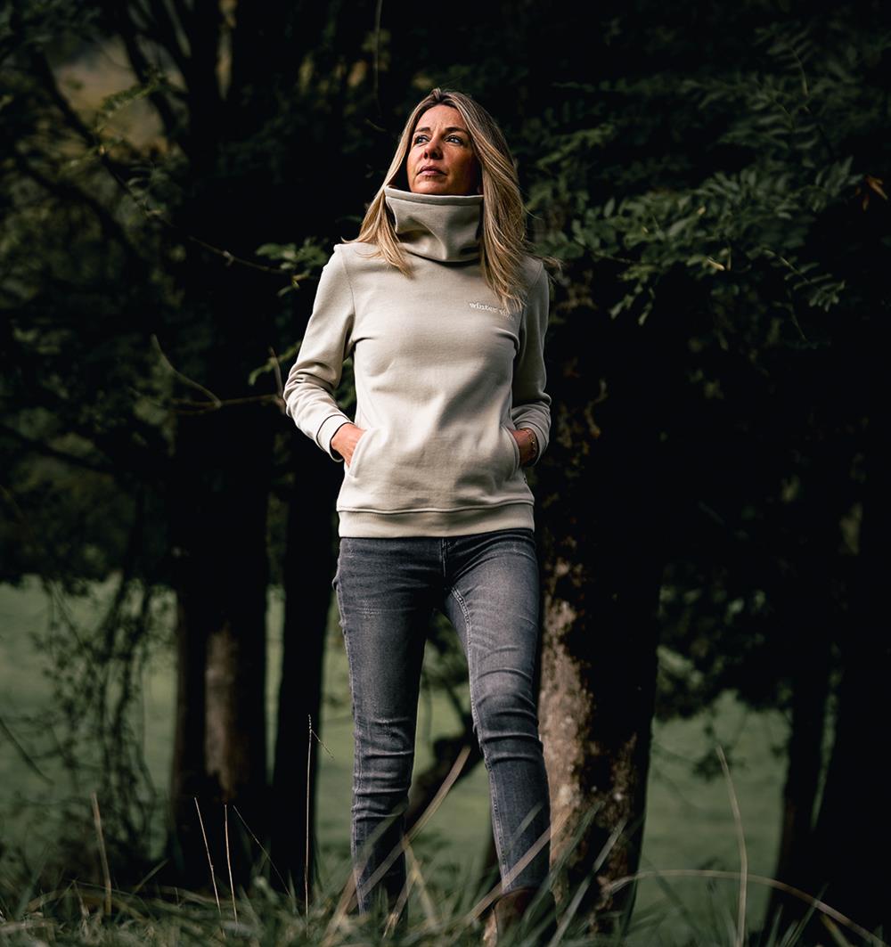 Le sweat col montant femme Winter personnalisable (36, Sable) - Photo 9