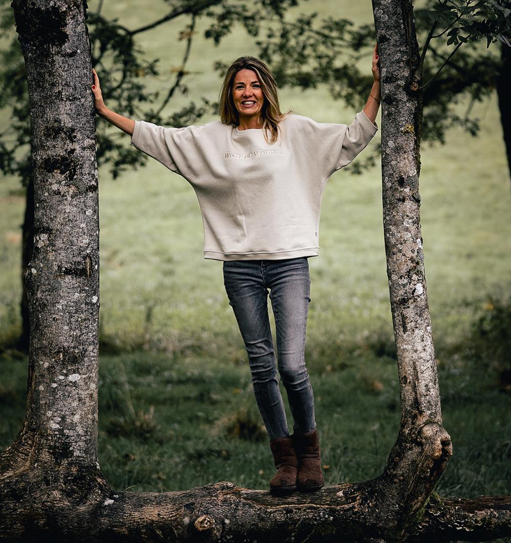 Le sweat loose femme Winter personnalisable (U, Sable) - Photo 8