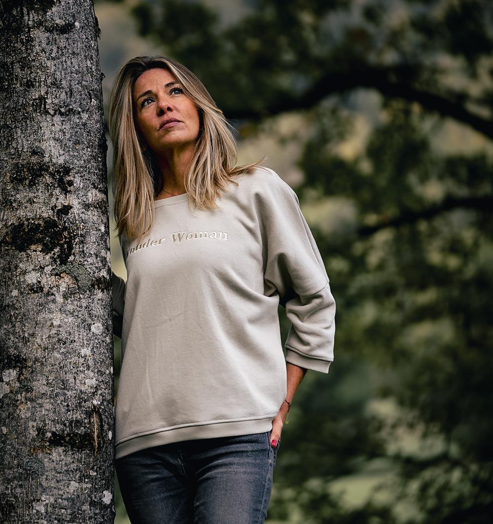 Le sweat loose femme Winter personnalisable (U, Sable) - Photo 5