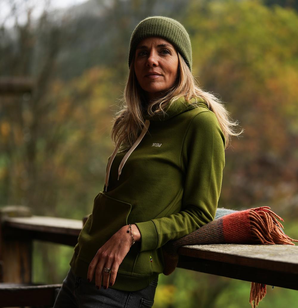 ÉPUISÉ - Le sweat capuche femme Winter personnalisable (36, Vert mousse) - Photo 7
