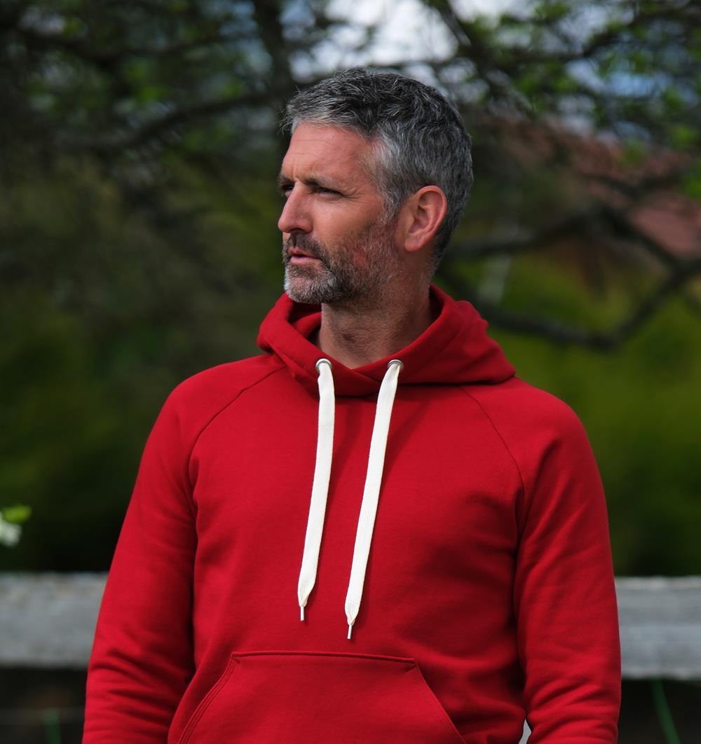 Le sweat capuche homme Summer personnalisable (S, Rouge piment, Pas d&#39;étiquette de personnalisation) - Photo 8