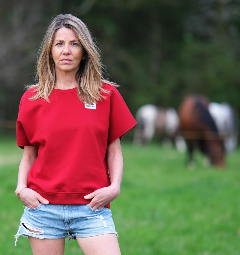 Le sweat Chill femme Summer personnalisable (36/38, Rouge piment, Pas d&#39;étiquette de personnalisation) - Photo 4