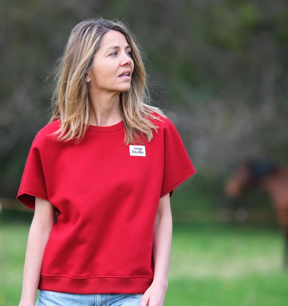 Le sweat Chill femme Summer personnalisable (36/38, Rouge piment, Pas d&#39;étiquette de personnalisation) - Photo 5