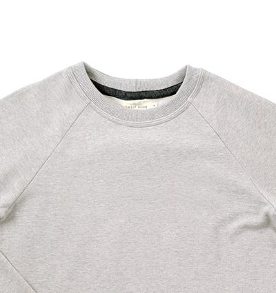 Le sweat col rond homme personnalisable (S, Gris clair chiné) - Photo 2