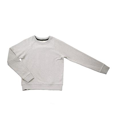 Le sweat col rond homme personnalisable (S, Gris clair chiné) - Photo 3