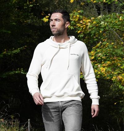 Le sweat capuche homme Knit personnalisable (S, Knit écru) - Photo 6