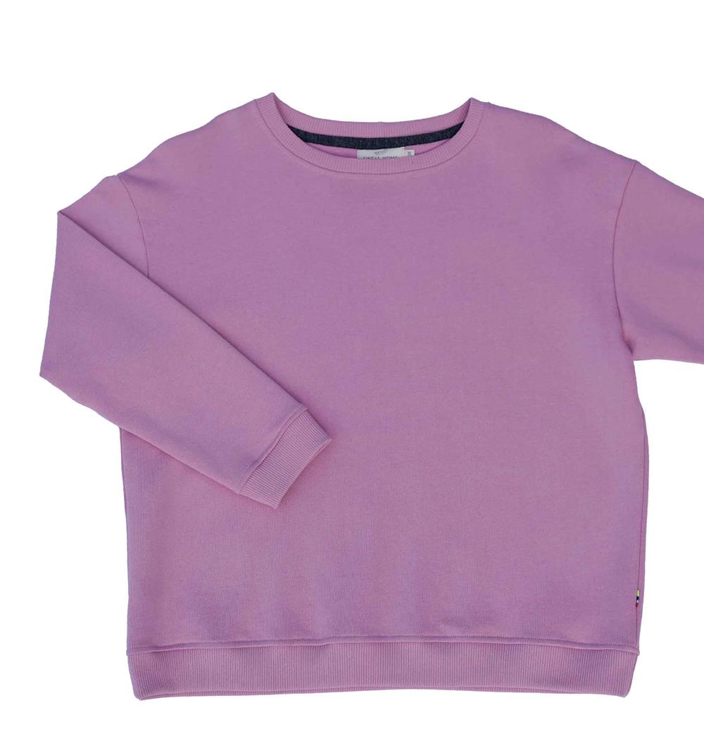 Le sweat col rond Wide femme Spring personnalisable (36, Rose bonbon) - Photo 1