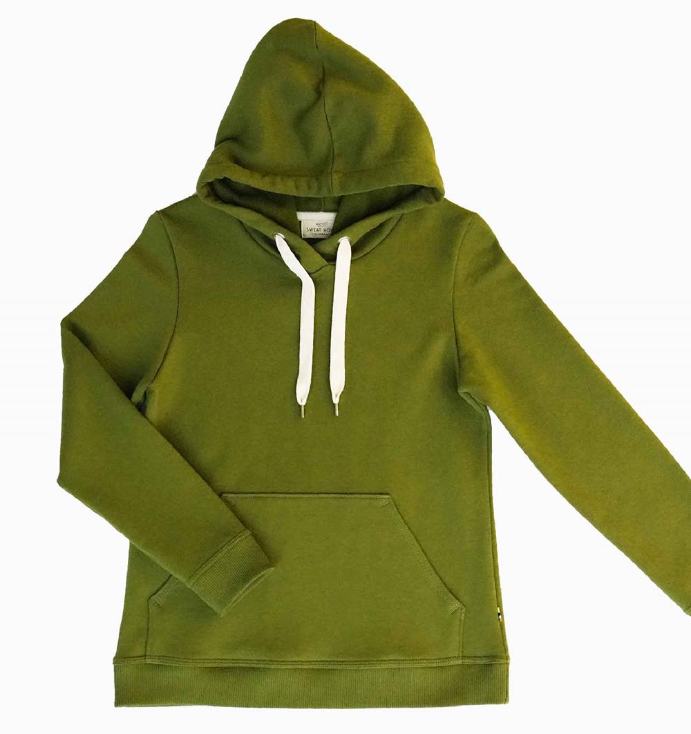 ÉPUISÉ - Le sweat capuche femme Winter personnalisable (36, Vert mousse) - Photo 1